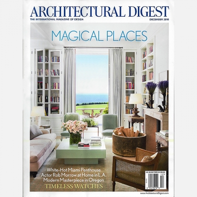 2010 December Architectural Digest - Cover