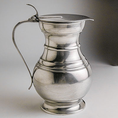LARGE PEWTER PITCHER