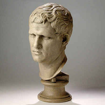 RESIN BUST OF AGRIPPA