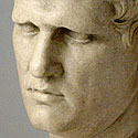 RESIN BUST OF AGRIPPA