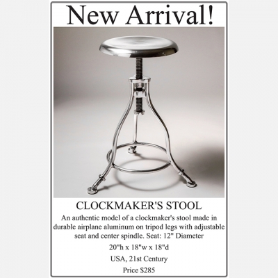 2019 APRIL - Clockmaker's Stool