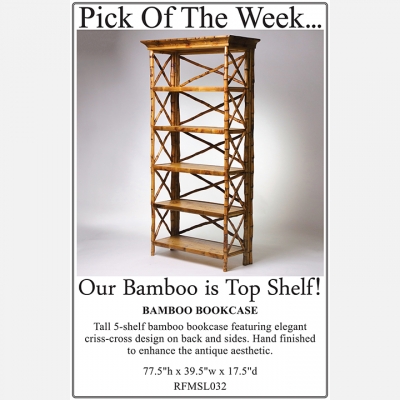 2022 March - Bamboo Bookcase