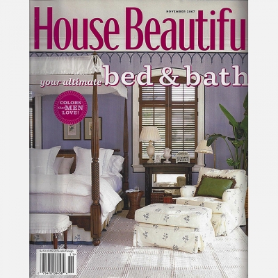 2007 November House Beautiful Magazine - Cover