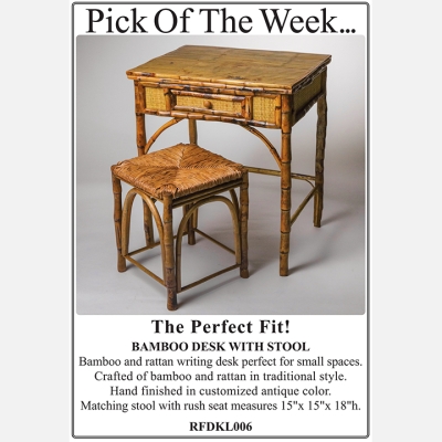 2025 Bamboo Desk with Stool
