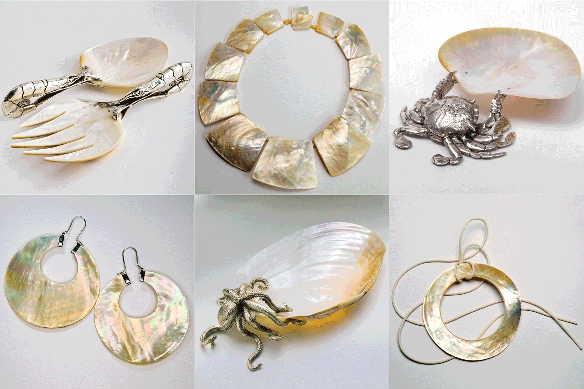 Mother of Pearl Jewelry, Mother of Pearl Home Decor