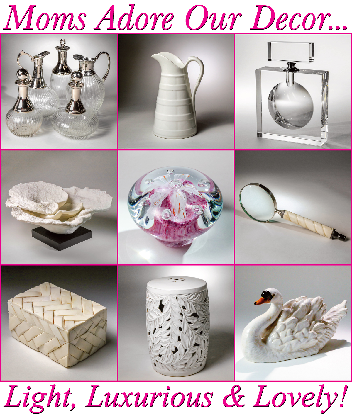 Moms Adore Our Decor at LindaHorn.com
