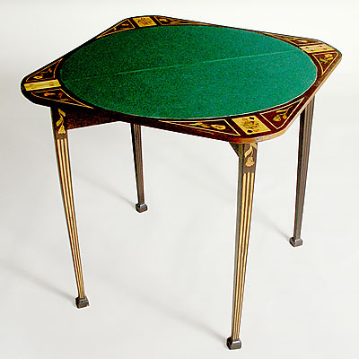 MARQUETRY GAME TABLE