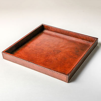 MEDIUM LEATHER TRAY