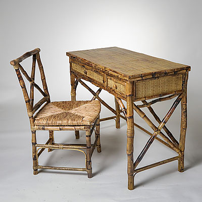 BAMBOO DESK AND CHAIR