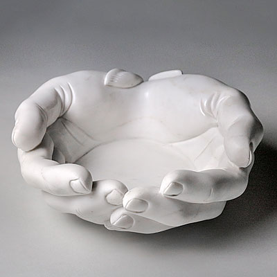 LARGE MARBLE SOAP DISH