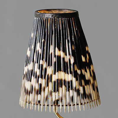 ROUND QUILL LAMPSHADE