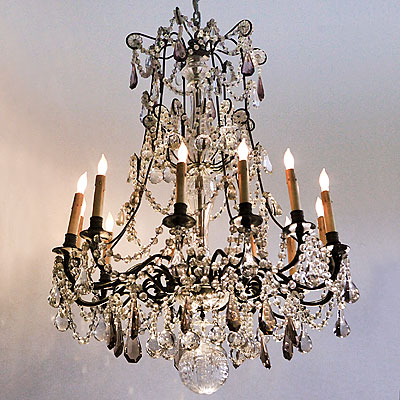 FRENCH  CRYSTAL CHANDELIER