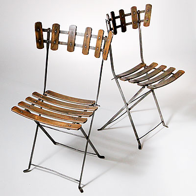 FRENCH FOLDING CHAIRS