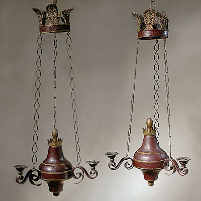 FRENCH TOLE LAMPS