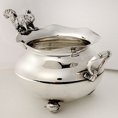 SILVER PLATE NUT DISH