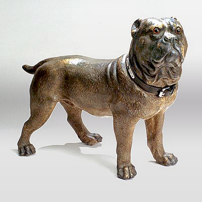 TERRACOTTA BULLDOG