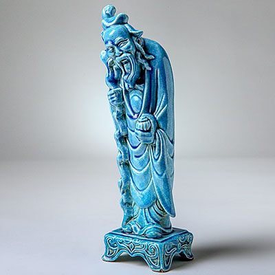 CHINESE BLUE FIGURE