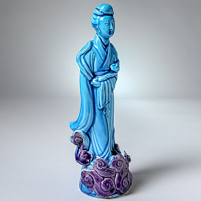 CHINESE BLUE FIGURE