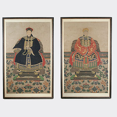 CHINESE ANCESTOR PORTRAITS