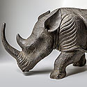 LARGE SCULPTED RHINO