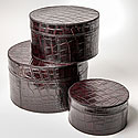 SET OF HAT BOXES