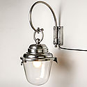 NICKEL WALL SCONCE