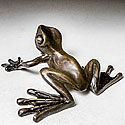 SMALL BRASS FROG