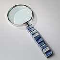 BLUE AND WHITE MAGNIFIER