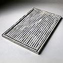 LARGE STRIPED TRAY