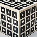 BLACK AND WHITE CUBE BOX