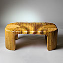 RATTAN COFFEE TABLE