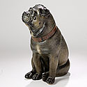 TERRACOTTA PUG DOG