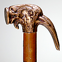 BRONZE HAMMER CANE