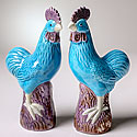 CHINESE BLUE ROOSTERS