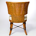 WOVEN LEATHER CHAIR